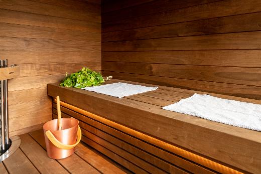 Kirami FinVision® -sauna S Nordic misty saunan lauteet