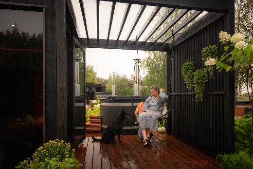 Kirami FinVision® - pergola, näkösuojalla tai ilman!