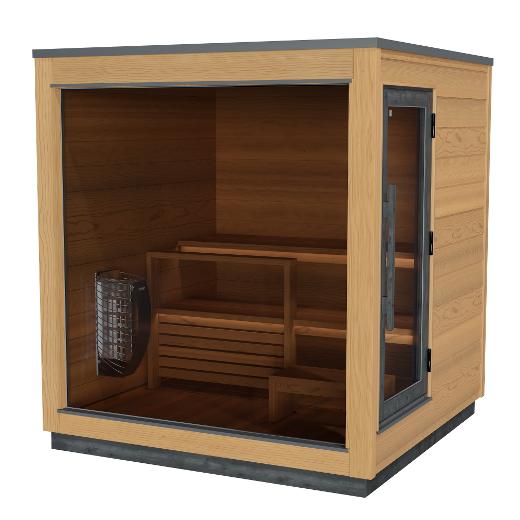 Kirami FinVision® -sauna M Nordic Dawn (Oikea) Spirit 9kW