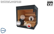 Kirami FinVision sauna Nordic misty Electricity