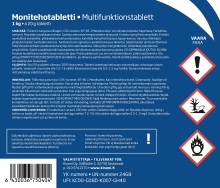 Monitehotabletti 1kg etiketti